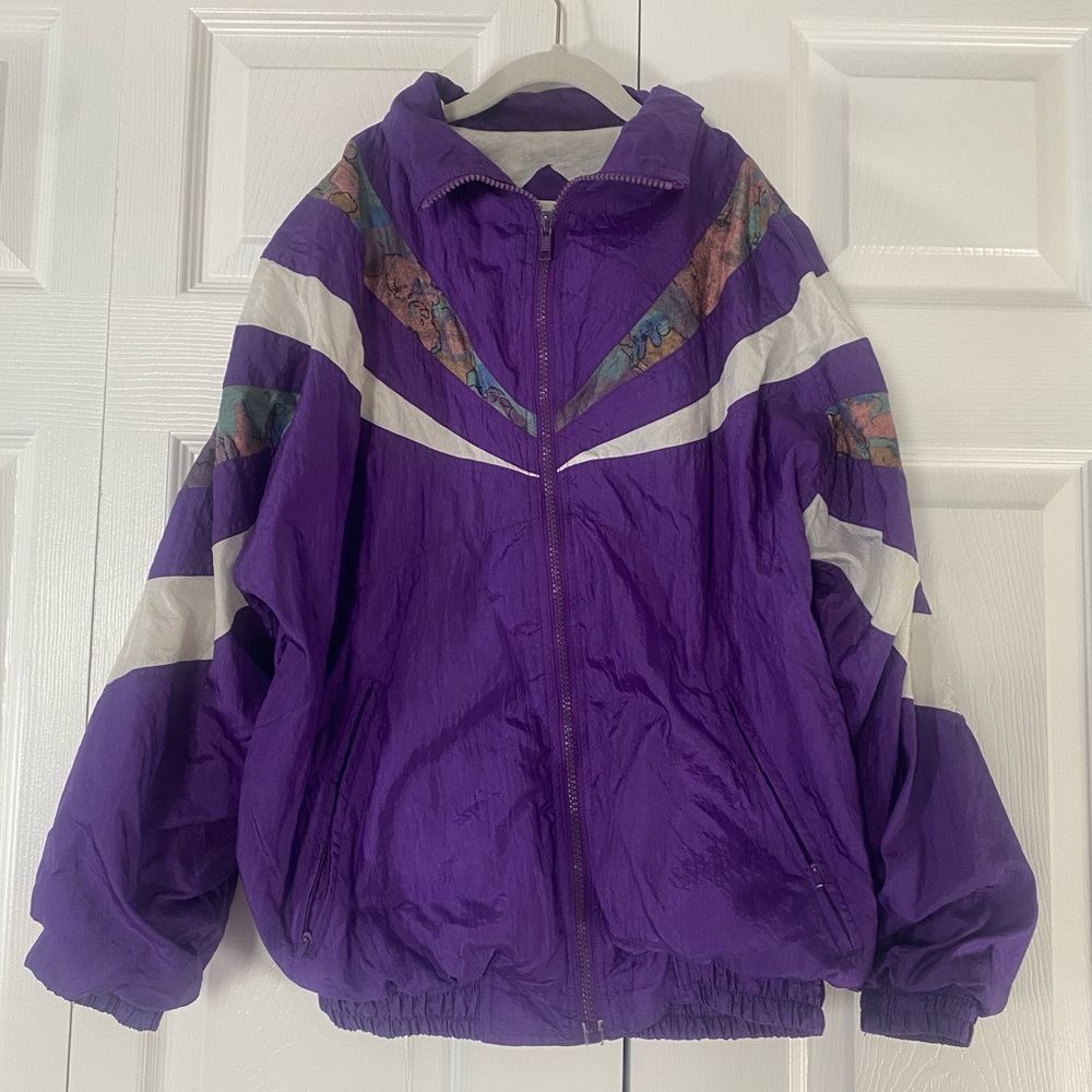 Vintage Winterset Purple Windbreaker